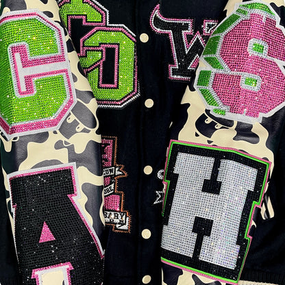 Cash Cow Clothes Store 1yr Anniversary Varsity Jacket