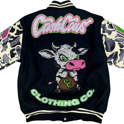 Cash Cow Clothes Store 1yr Anniversary Varsity Jacket