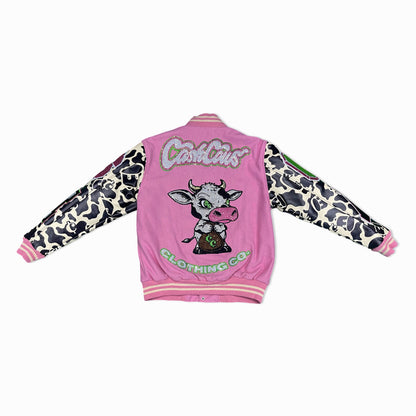 Cash Cow Clothes Store 1yr Anniversary Varsity Jacket