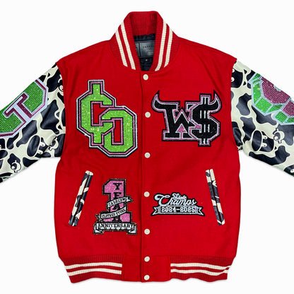 Cash Cow Clothes Store 1yr Anniversary Varsity Jacket