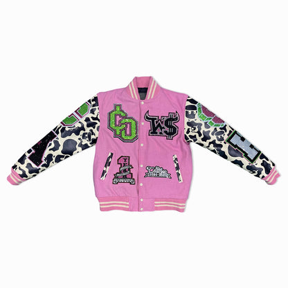 Cash Cow Clothes Store 1yr Anniversary Varsity Jacket