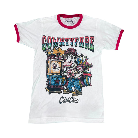 Cownty Fare Games Ringer T-shirt