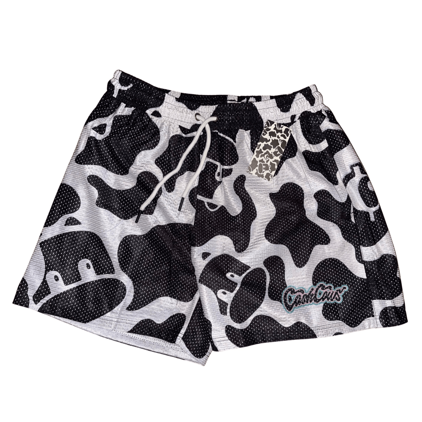 Mens CowMooFlage Basketball Shorts